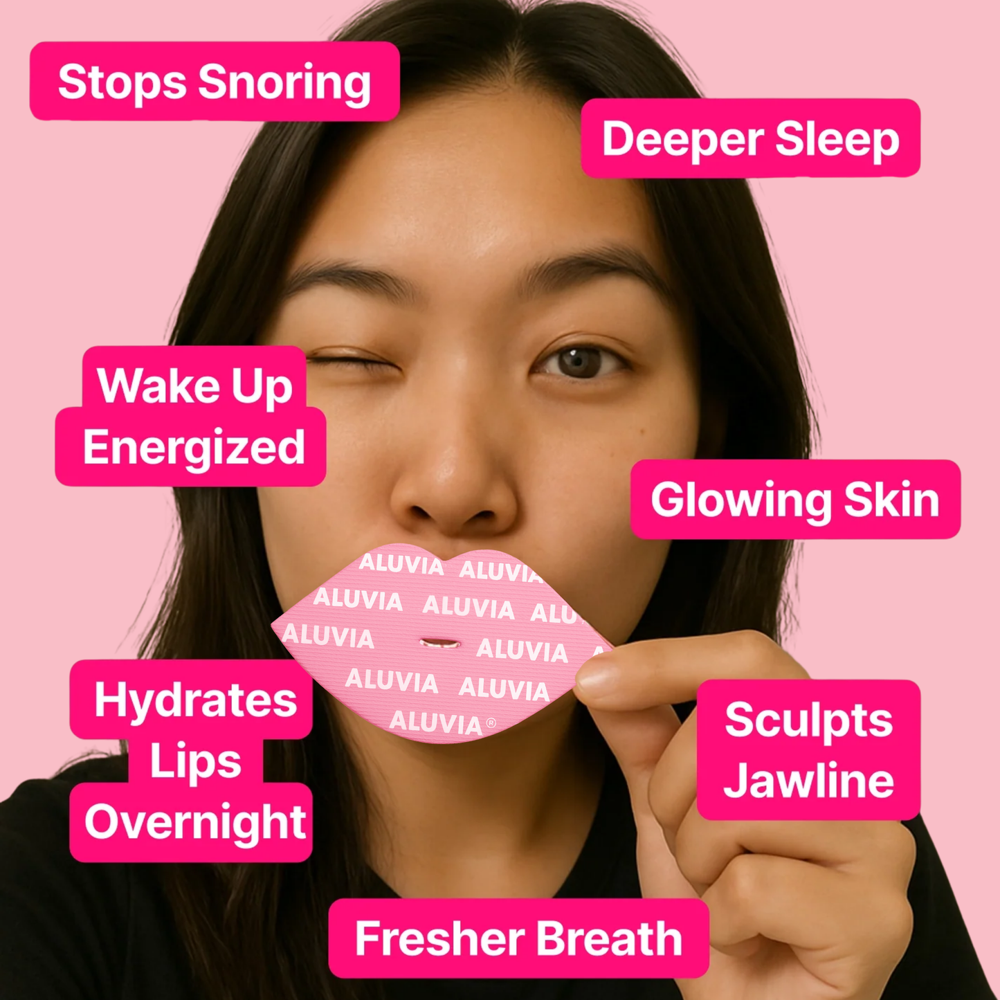 ALUVIA™ Infused Mouth Tape For Sleep skin and energy