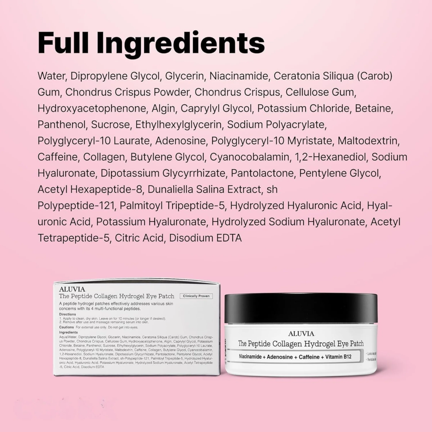 ALUVIA™ Peptide Collagen Hydrogel Eye Patch