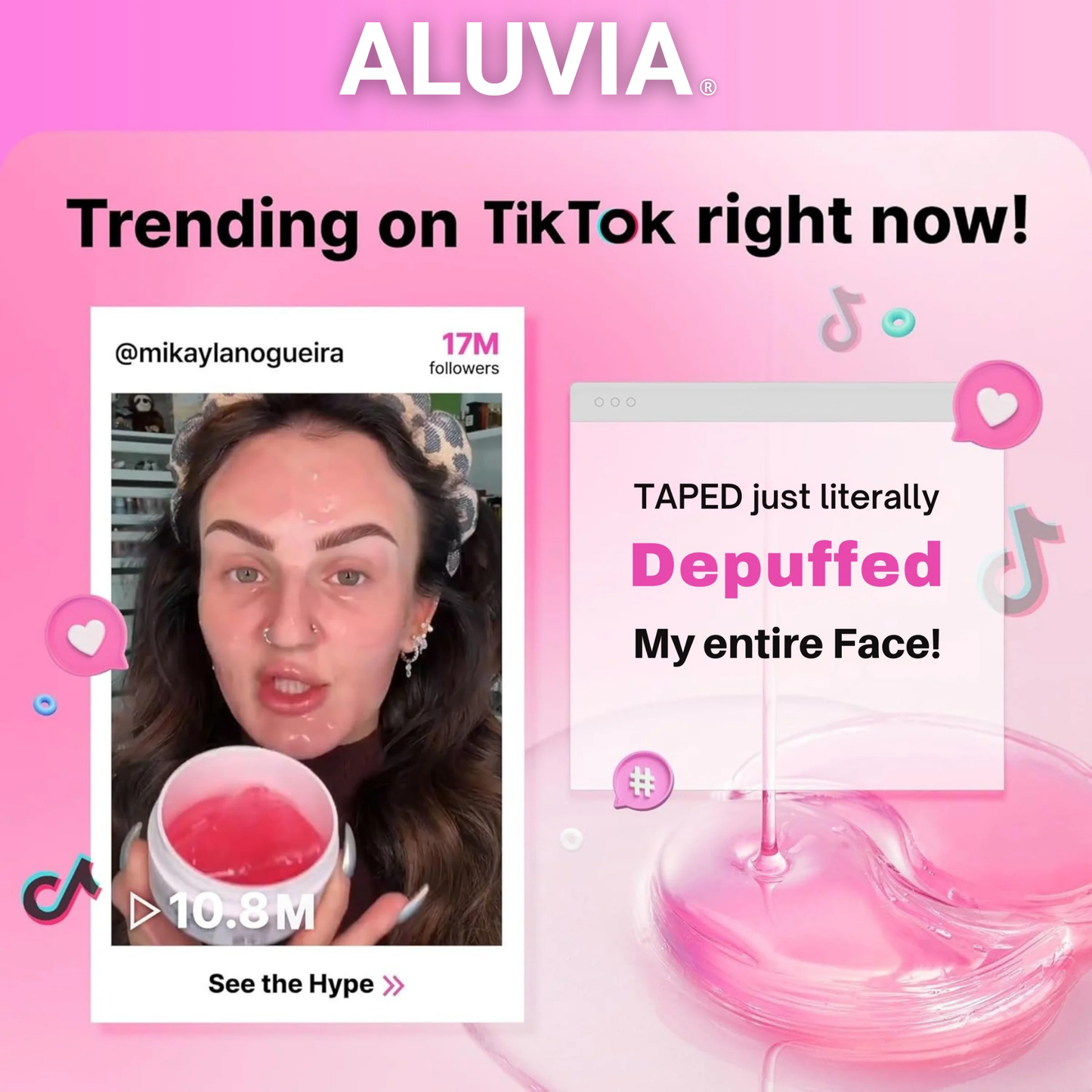 ALUVIA™ Peptide Collagen Hydrogel Eye Patch