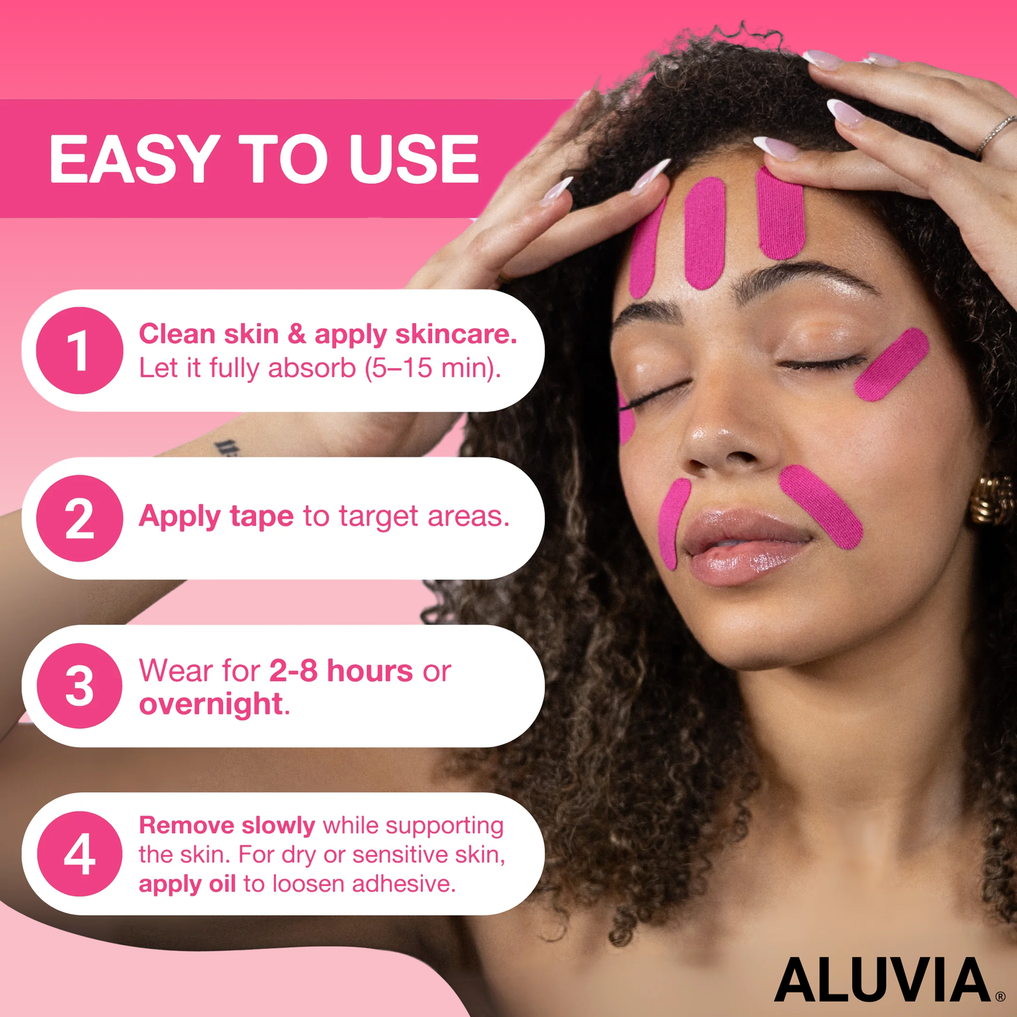 ALUVIA™ Anti-Wrinkle Face Lift Strips- 110 Pcs
