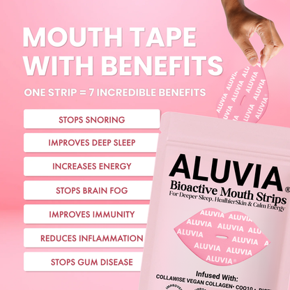 ALUVIA™ Infused Mouth Tape For Sleep skin and energy